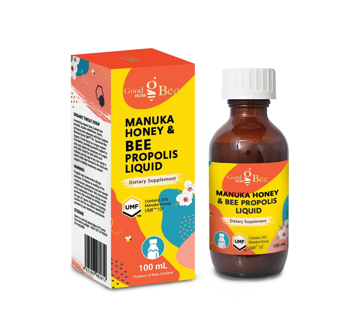 Manuka Honey & Bee Propolis Liquid (Syrup) | Goodness Bee